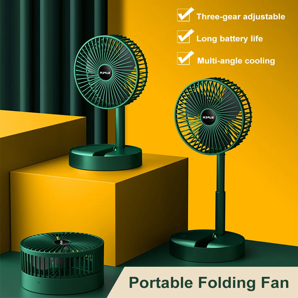 Portable Folding Telescopic Fan Indoor Outdoors Parts USB Rechargeable Low Noise For Travel Bedroom Dorm Office Household Fan
Portable Folding Telescopic Fan Indoor Outdoors Parts USB Rechargeable Low Noise For Travel Bedroom Dorm Office Household Fan