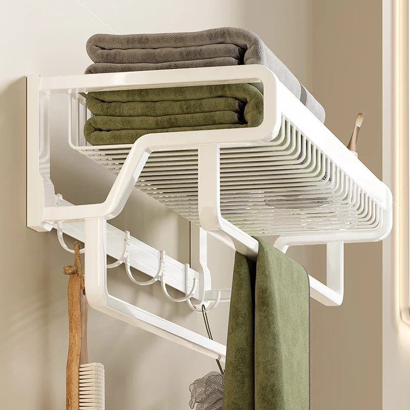 White toilet storage rack towel rack space aluminum perforated bathroom wall hanging toilet bath storage towel rack
White toilet storage rack towel rack space aluminum perforated bathroom wall hanging toilet bath storage towel rack