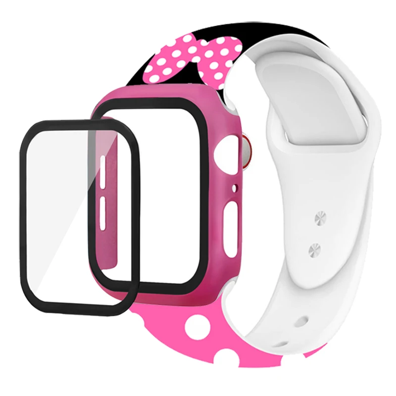 Case+Strap for Apple Watch Band 44mm 40mm 45mm 41mm 42mm 38mm Silicone Wristband bracelet correa iWatch series 3 4 5 6 SE 7 Band
Case+Strap for Apple Watch Band 44mm 40mm 45mm 41mm 42mm 38mm Silicone Wristband bracelet correa iWatch series 3 4 5 6 SE 7 Band