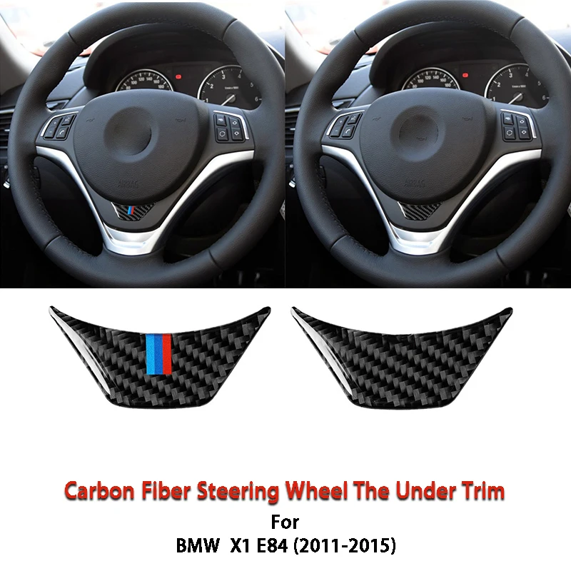 Carbon Fiber Steering Wheel Cover Under Trim Sticker For BMW X1 E84 2011-2015 Car Accessories Interior Modification Accessories
Carbon Fiber Steering Wheel Cover Under Trim Sticker For BMW X1 E84 2011-2015 Car Accessories Interior Modification Accessories