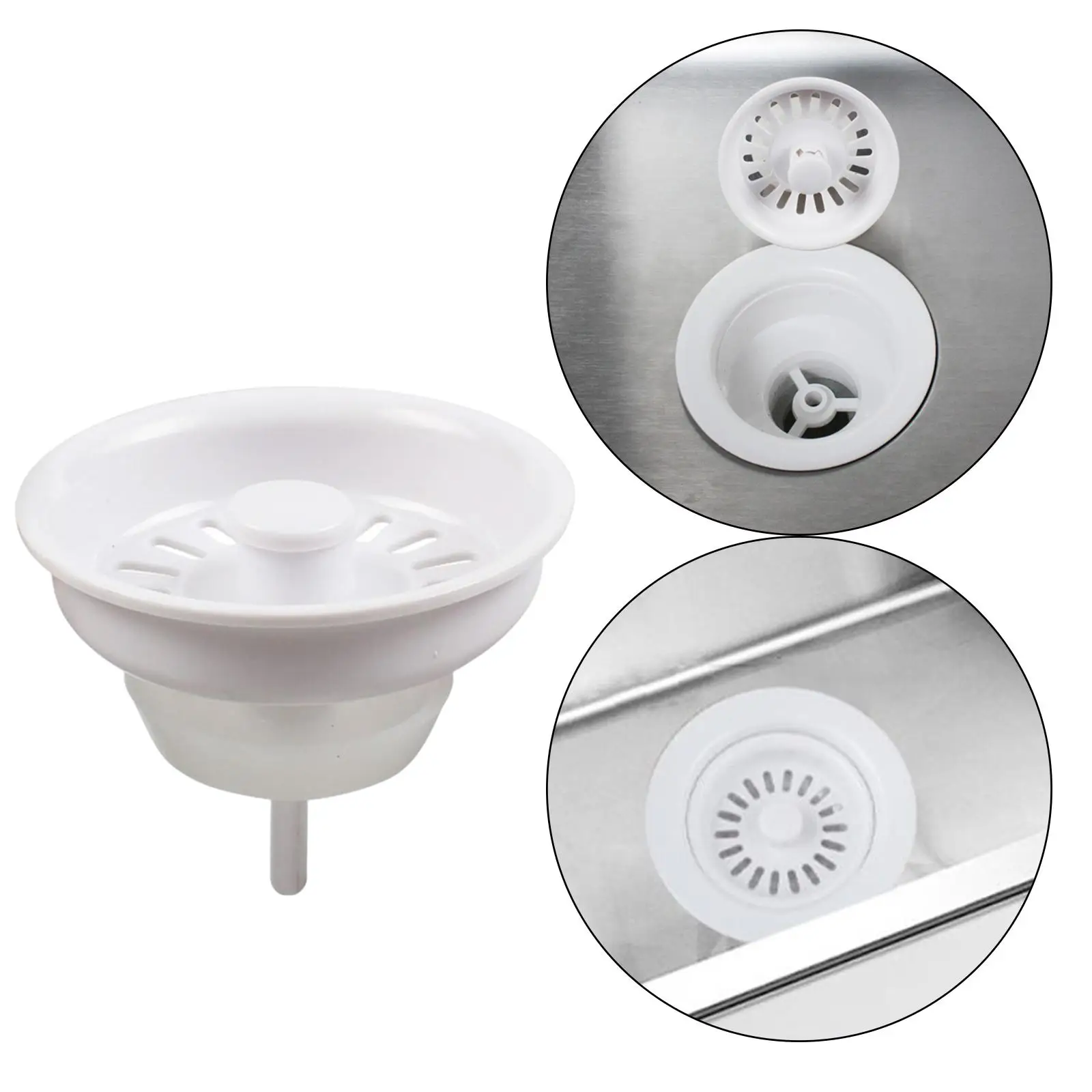Kitchen Sink Strainer Stopper Anti Clogging Kitchen Bath Fixtures Filter Water Basin Sink Drainer Strainer for Wash Basin Home
Kitchen Sink Strainer Stopper Anti Clogging Kitchen Bath Fixtures Filter Water Basin Sink Drainer Strainer for Wash Basin Home