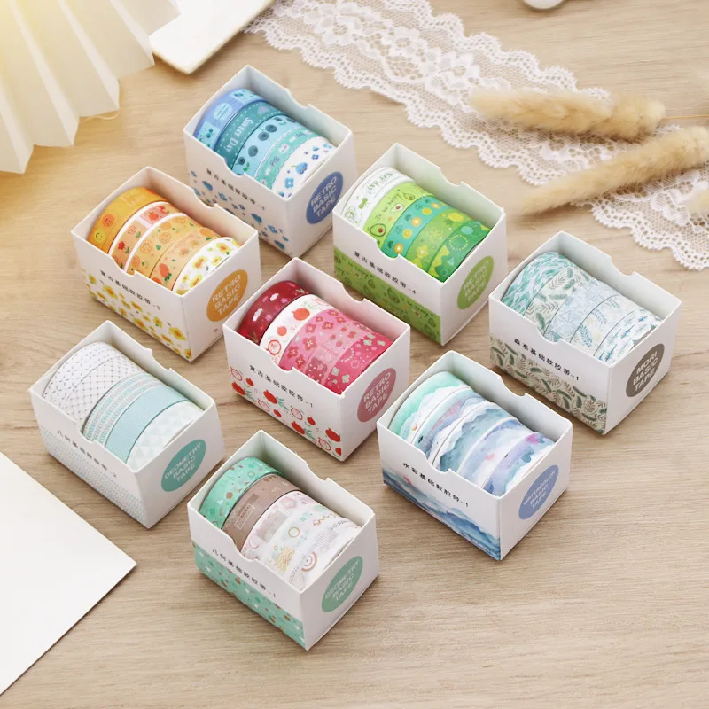 5pcs Washi tape Vintage Geometry Set Paper Hand Ledger Diary DIY Decorative Material Sticker Student Stationery korean colourful
5pcs Washi tape Vintage Geometry Set Paper Hand Ledger Diary DIY Decorative Material Sticker Student Stationery korean colourful