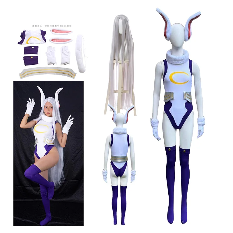 My Hero Academia Miruko Cosplay Costume Wig Combat Uniforms Full Set W Long Ear
My Hero Academia Miruko Cosplay Costume Wig Combat Uniforms Full Set W Long Ear