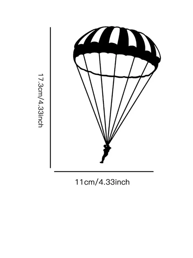 Etie 17.3*11cm Waterproof Self-adhesive Car Sticker Scratch Cover Decal Auto Decoration Funny Round Parachute
Etie 17.3*11cm Waterproof Self-adhesive Car Sticker Scratch Cover Decal Auto Decoration Funny Round Parachute
