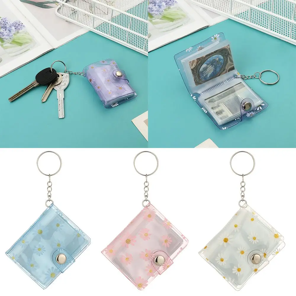 New 2-inch 20 Pockets Daisy DIY Mini Photo Album Key Chain Insert Type Certificate Photo Storage Book
New 2-inch 20 Pockets Daisy DIY Mini Photo Album Key Chain Insert Type Certificate Photo Storage Book