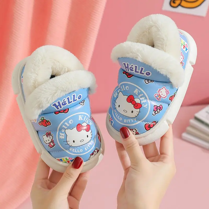 Kawaii Sanrio Anime Cover Heel Cotton Slipper Cute Hello Kittys Soft Thick Bottom Warm Waterproof Leather Cotton Shoes Kids Gift
Kawaii Sanrio Anime Cover Heel Cotton Slipper Cute Hello Kittys Soft Thick Bottom Warm Waterproof Leather Cotton Shoes Kids Gift