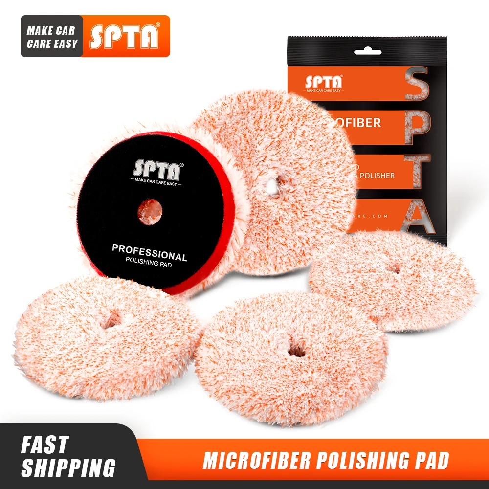 (Single Sales) SPTA 3/5/6 Inch Polishing Buffing Black Hook & Loop Pad Soft Microfiber Wax Removal Sponge for RO/DA Finishing
(Single Sales) SPTA 3/5/6 Inch Polishing Buffing Black Hook & Loop Pad Soft Microfiber Wax Removal Sponge for RO/DA Finishing