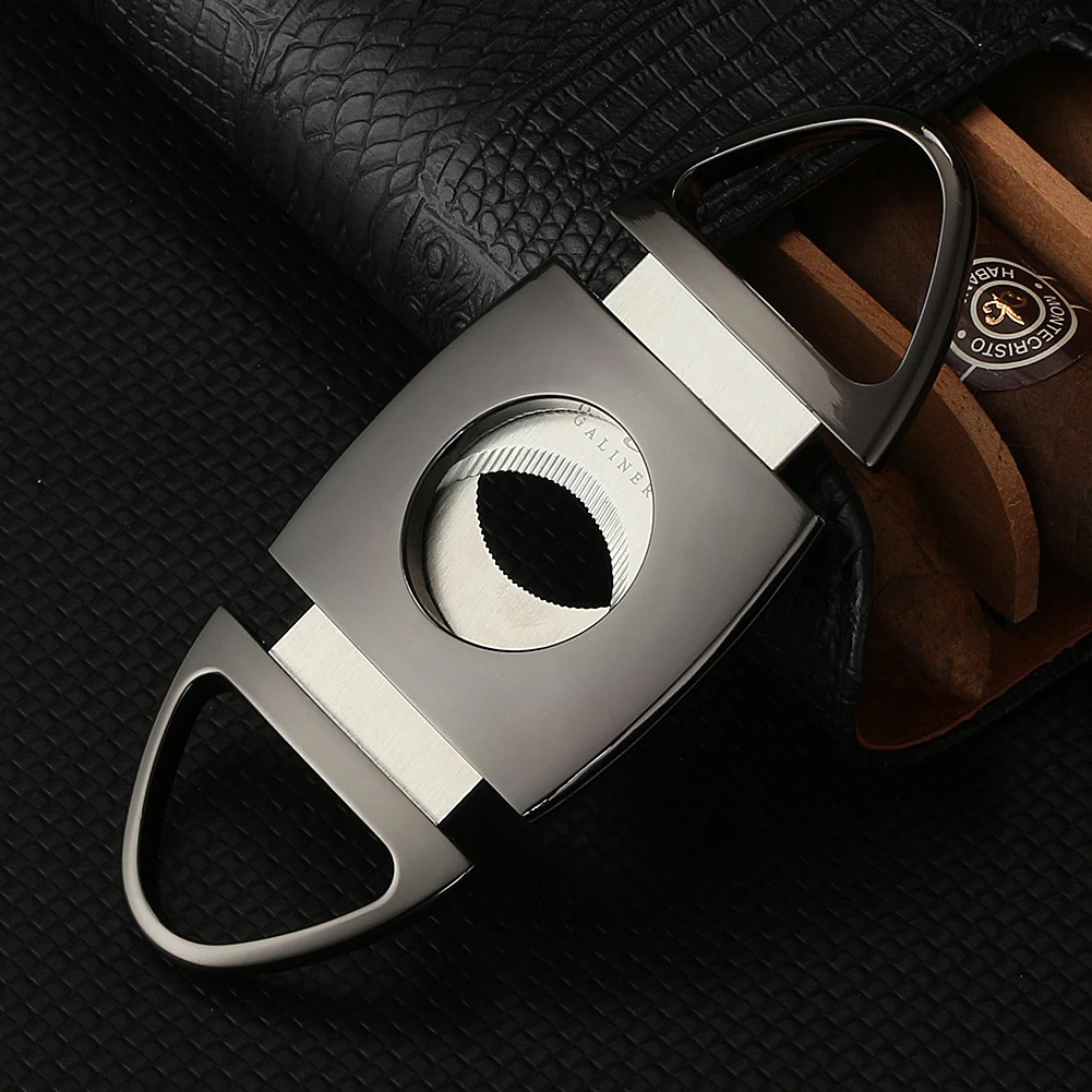 GALINER Metal Cigar Cutter Guillotine Sharp Tobacco Cutting Portable Double Blade Cigar Cut Scissors
GALINER Metal Cigar Cutter Guillotine Sharp Tobacco Cutting Portable Double Blade Cigar Cut Scissors