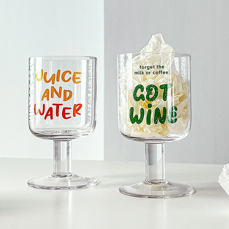 Glass Milk Cup for Girls Milk Cup High Foot,Household Summer Juice Beauty Ins Wind
Glass Milk Cup for Girls Milk Cup High Foot,Household Summer Juice Beauty Ins Wind