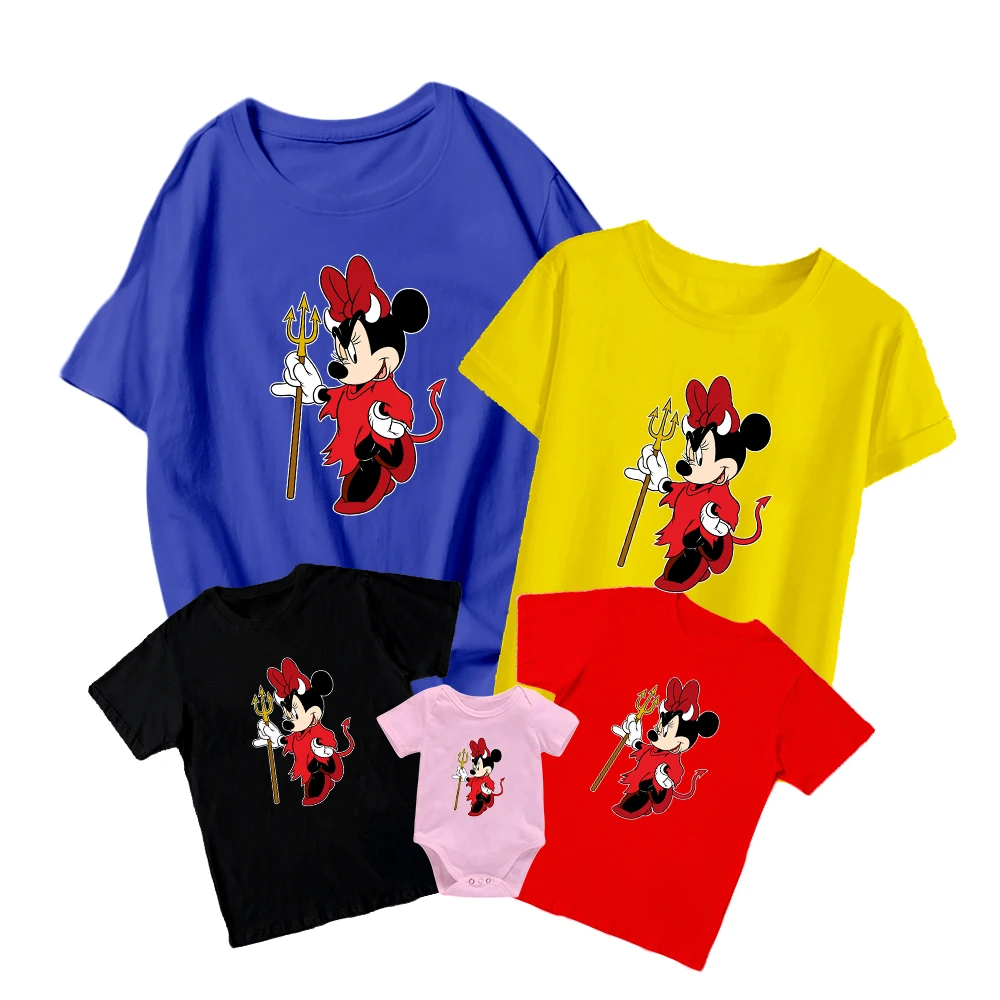 Parent Child Disney Minnie Mouse Character Print 2022 Fashion Halloween Summer T Shirts Adult Unisex Boys Baby Crew Neck Comfort
Parent Child Disney Minnie Mouse Character Print 2022 Fashion Halloween Summer T Shirts Adult Unisex Boys Baby Crew Neck Comfort
