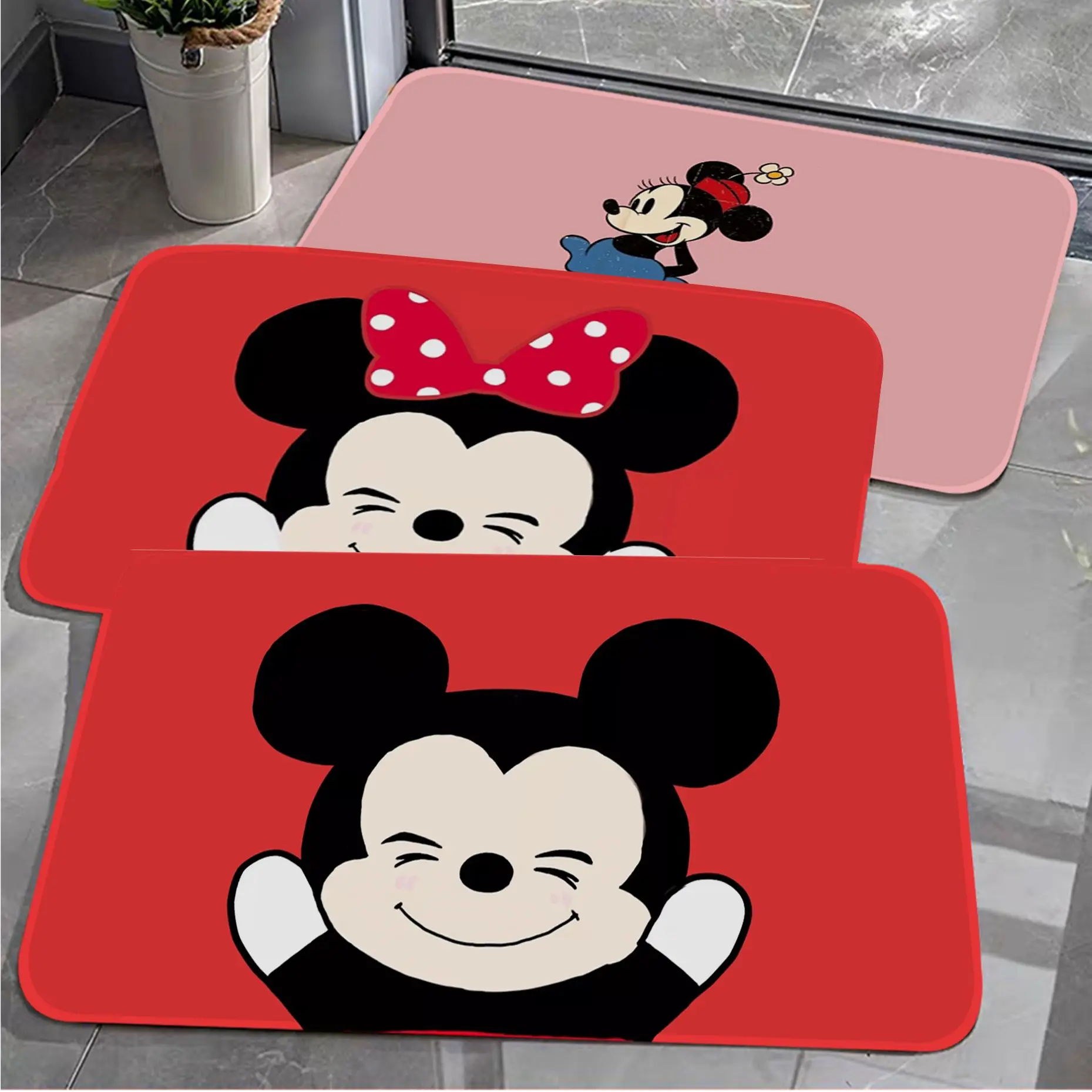 Disney Minnie Mouse Bathroom Mat Nordic Style Home Doormat Bathroom-Toilet Mats Bedroom Bedside Mats
Disney Minnie Mouse Bathroom Mat Nordic Style Home Doormat Bathroom-Toilet Mats Bedroom Bedside Mats