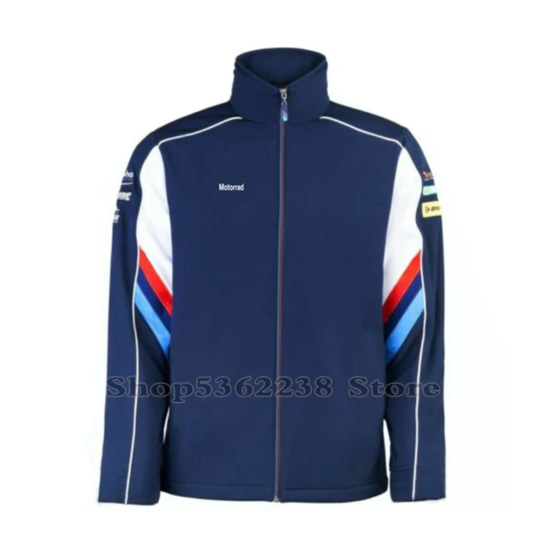 Motorsport For BMW Motorrad World Endurance Racing Team Motorcycle Sports Jacket Zipper Closure Windproof Keep Warm Sweater Blue
Motorsport For BMW Motorrad World Endurance Racing Team Motorcycle Sports Jacket Zipper Closure Windproof Keep Warm Sweater Blue