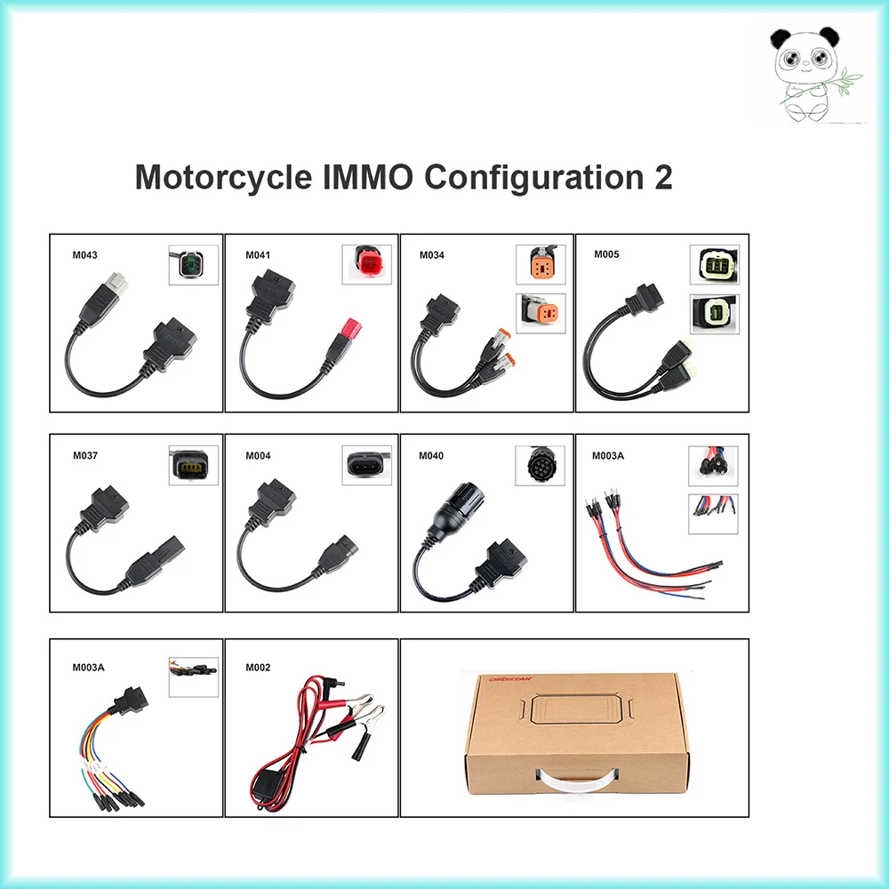 OBDSTAR конфигурация 2 комплекта мотоциклов IMMO базовые адаптеры для мотоциклов X300 DP Plus Pro4/Key Master
OBDSTAR конфигурация 2 комплекта мотоциклов IMMO базовые адаптеры для мотоциклов X300 DP Plus Pro4/Key Master