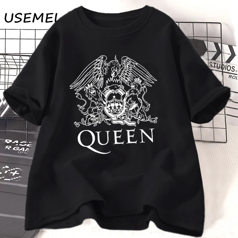 Queen Band T Shirt Rock and Roll Graphic T Shirts Freddie Mercury T-shirt Ovesized Cotton Short Sleeve Casual Woman Clothing
Queen Band T Shirt Rock and Roll Graphic T Shirts Freddie Mercury T-shirt Ovesized Cotton Short Sleeve Casual Woman Clothing