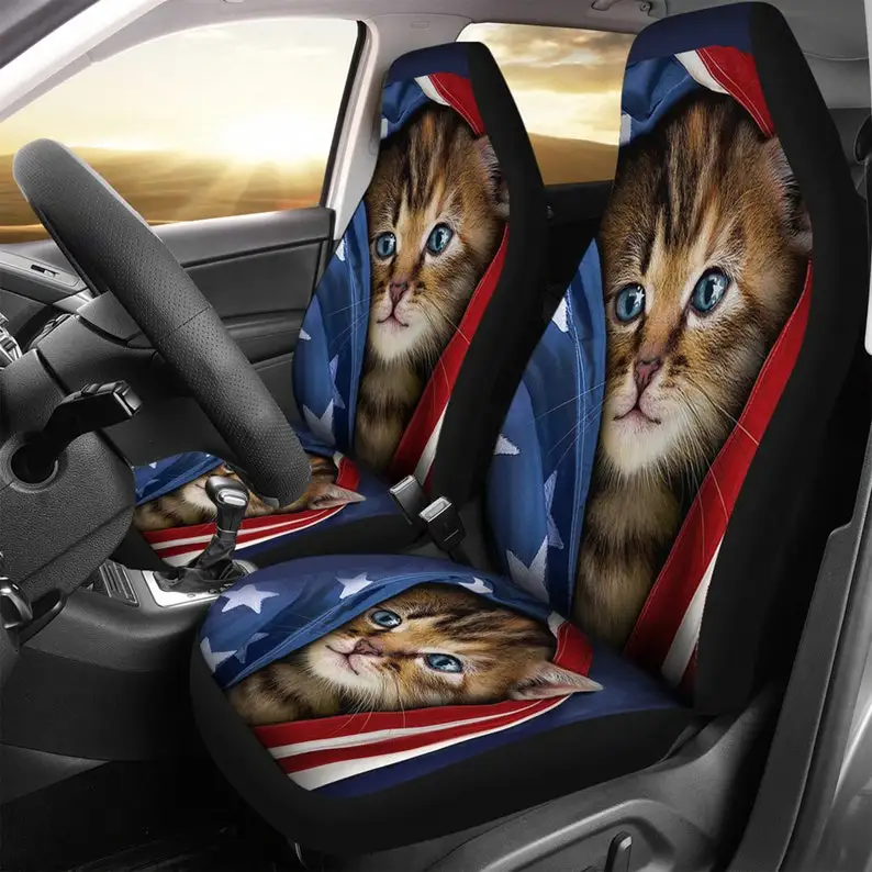 Cutest Kitty Front Car Seat Covers, Cute Car Accessories Animal Lover Gifts for idea Custom Made Cover
Cutest Kitty Front Car Seat Covers, Cute Car Accessories Animal Lover Gifts for idea Custom Made Cover