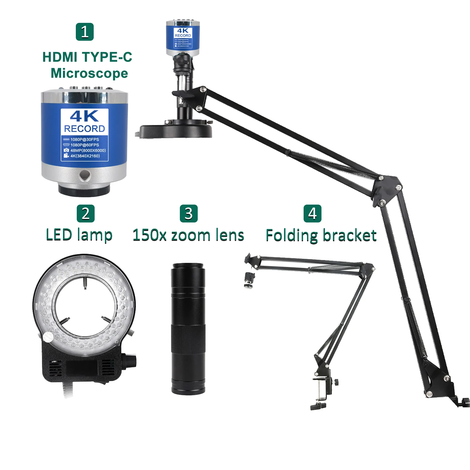 KUAIQU 48MP 500X Микроскоп 
KUAIQU 48MP 500X Микроскоп