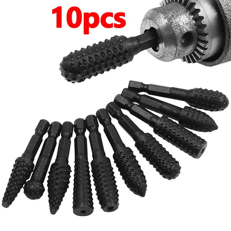 Rasp File Drill Bits Rasp Set Drill Grinder Drill Rasp For Woodworking Carving Tool Round Shank Rotary Burr Set
Rasp File Drill Bits Rasp Set Drill Grinder Drill Rasp For Woodworking Carving Tool Round Shank Rotary Burr Set