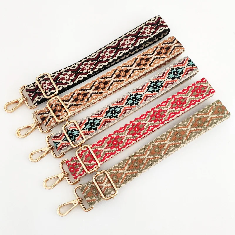 Bag Shoulder Straps Women's Bag Accessories Long Straps Adjustable Single Shoulder Cross-body Ethnic Style Belt
Bag Shoulder Straps Women's Bag Accessories Long Straps Adjustable Single Shoulder Cross-body Ethnic Style Belt