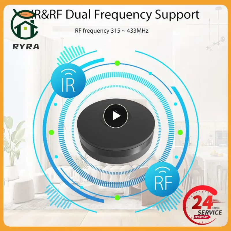 1~8PCS WiFi IR RF Remote Control 315/433MHz Universal For All Air Conditioner TV Tuya Smart Life App Via Alexa Voice Control 
1~8PCS WiFi IR RF Remote Control 315/433MHz Universal For All Air Conditioner TV Tuya Smart Life App Via Alexa Voice Control