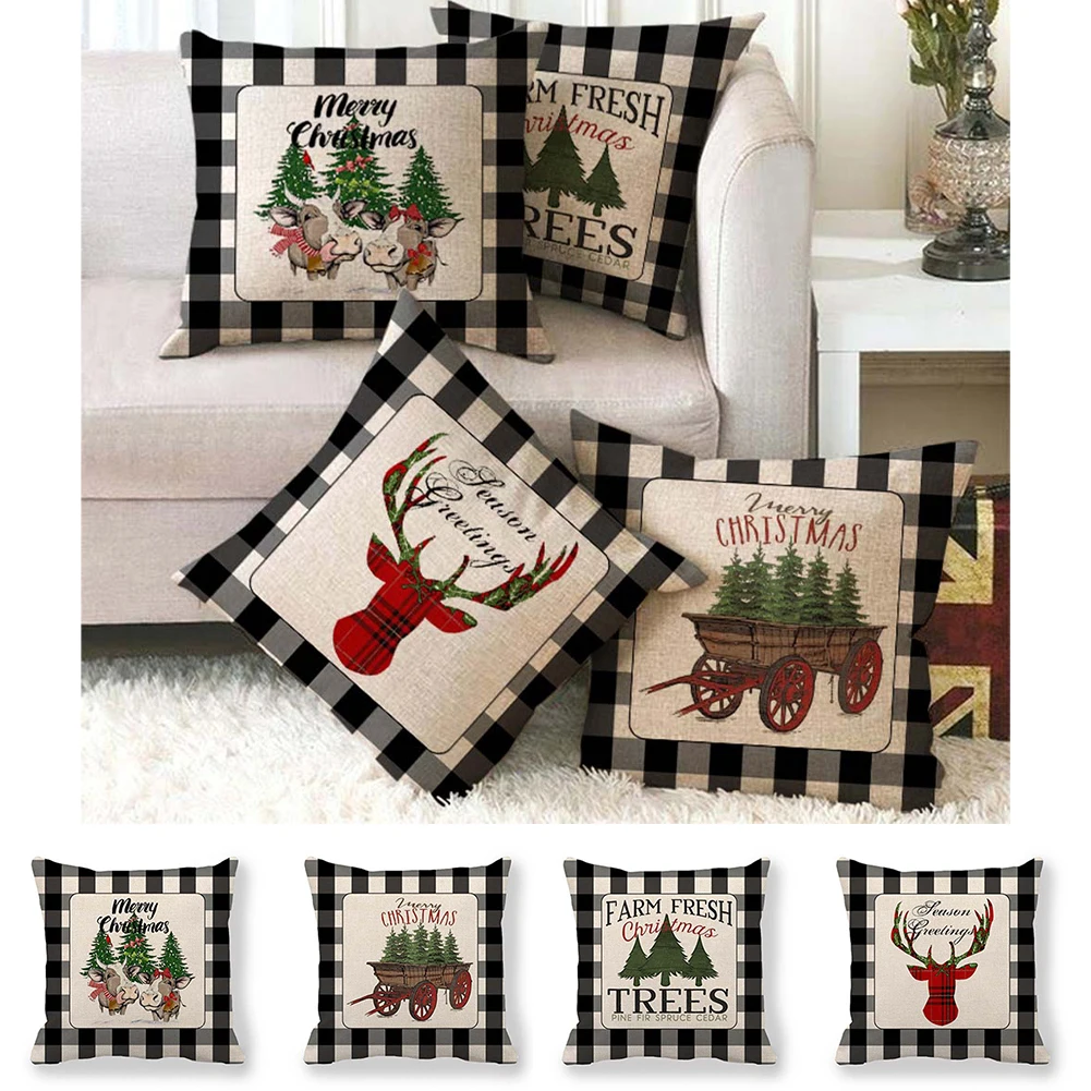 45cm Merry Christmas Pillow Case Cotton Linen Cushion Cover Linen Xmas Home Chair Sofa Throw Room Decor Navidad Natal Xmas Gifts
45cm Merry Christmas Pillow Case Cotton Linen Cushion Cover Linen Xmas Home Chair Sofa Throw Room Decor Navidad Natal Xmas Gifts
