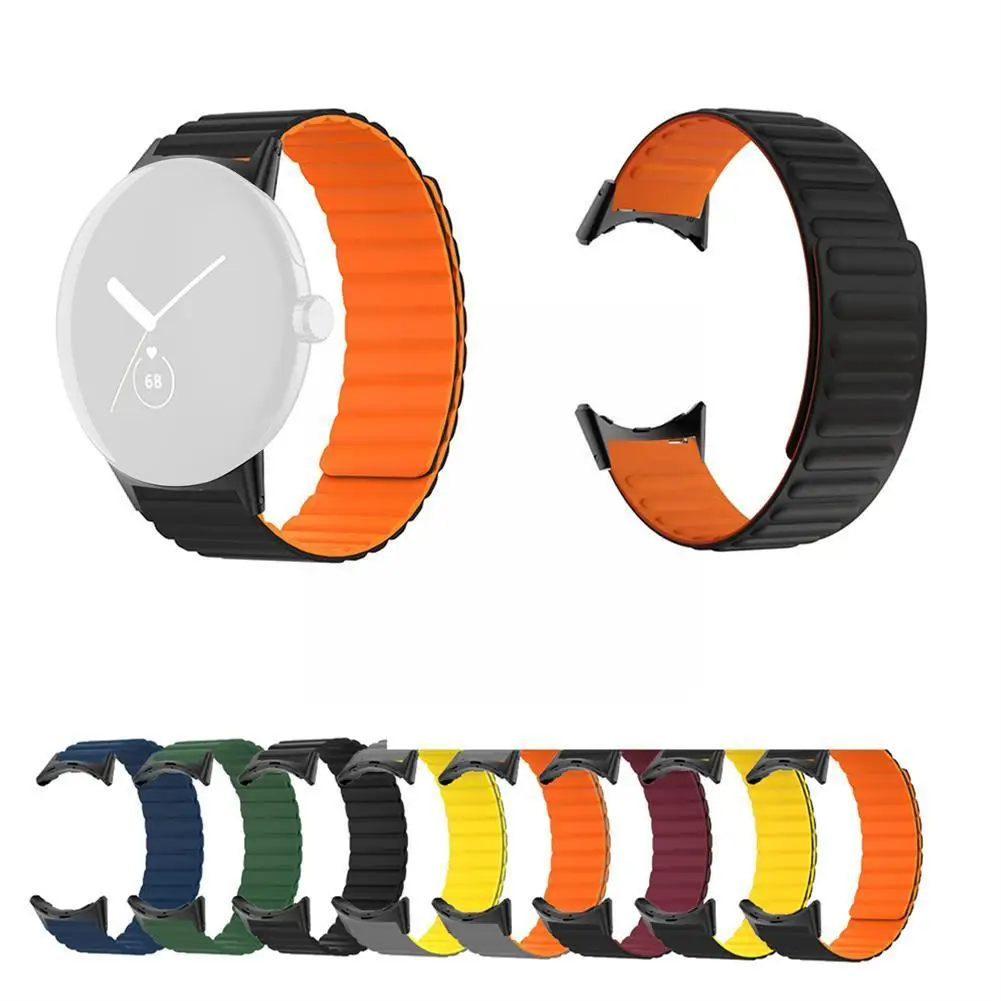 Silicone Magnetic Watch Band For Google Pixel Watch Bands Replacement Strap For Pixel Watch Accessories C8I4
Silicone Magnetic Watch Band For Google Pixel Watch Bands Replacement Strap For Pixel Watch Accessories C8I4