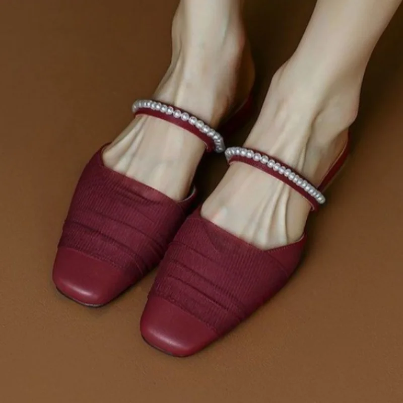 Slippers Female Square Head Mules for Women 2023 New Fashion Comfort Low Heels Slippers Fpr Women Soft Solid Color Slides
Slippers Female Square Head Mules for Women 2023 New Fashion Comfort Low Heels Slippers Fpr Women Soft Solid Color Slides
