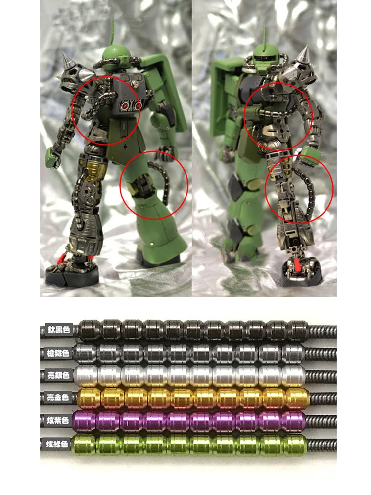 Gundam металлический тоник модификация Zaku мощность/масляная труба Титан Черный/железо/золото/серебро/фиолетовый/зеленый/красный
Gundam металлический тоник модификация Zaku мощность/масляная труба Титан Черный/железо/золото/серебро/фиолетовый/зеленый/красный