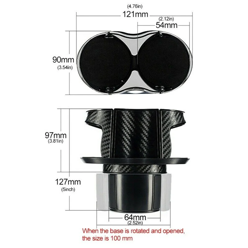 Water Cup Hold One In Two Parts Rotatable Adjust Truck Universal 1PCS ABS Center Center Console Console Double
Water Cup Hold One In Two Parts Rotatable Adjust Truck Universal 1PCS ABS Center Center Console Console Double