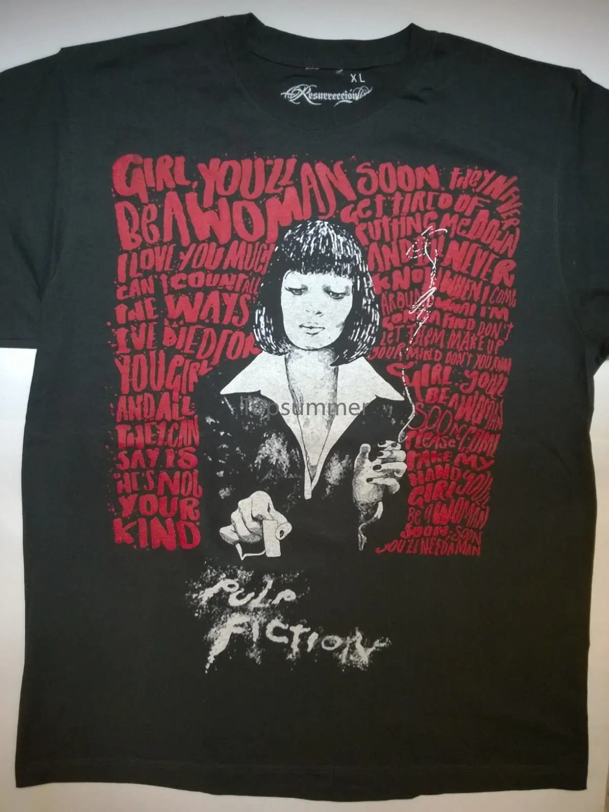 Pulp Fiction T Shirt Film Movie Mia Wallace Uma Thurman Quentin Tarantino Crime 2019 Hot Sale New Men'S T Shirt
Pulp Fiction T Shirt Film Movie Mia Wallace Uma Thurman Quentin Tarantino Crime 2019 Hot Sale New Men'S T Shirt