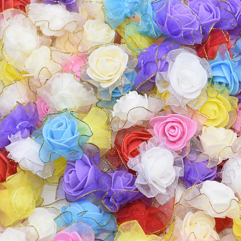 4cm Fake Rose Flower Heads Decorations for DIY Craft Wedding Centerpieces Decor Artificial Flower with Tulle Polystyrene Fabric
4cm Fake Rose Flower Heads Decorations for DIY Craft Wedding Centerpieces Decor Artificial Flower with Tulle Polystyrene Fabric