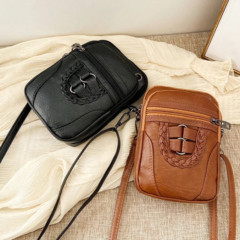 PU Leather Small Shoulder Bag For Women Vintage Crossbody Bag Cash Purse Cell phone Baga Multi-Functional Soft Handbag Purse
PU Leather Small Shoulder Bag For Women Vintage Crossbody Bag Cash Purse Cell phone Baga Multi-Functional Soft Handbag Purse