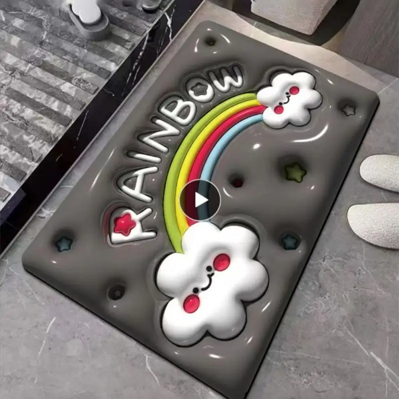 Bathroom Foot Mat Toilet Door Absorbent Soft Diatom Mud Pad Anti-slip Foot Rug Floor Mat Non-slip Floor Mat Bathroom Supplies
Bathroom Foot Mat Toilet Door Absorbent Soft Diatom Mud Pad Anti-slip Foot Rug Floor Mat Non-slip Floor Mat Bathroom Supplies