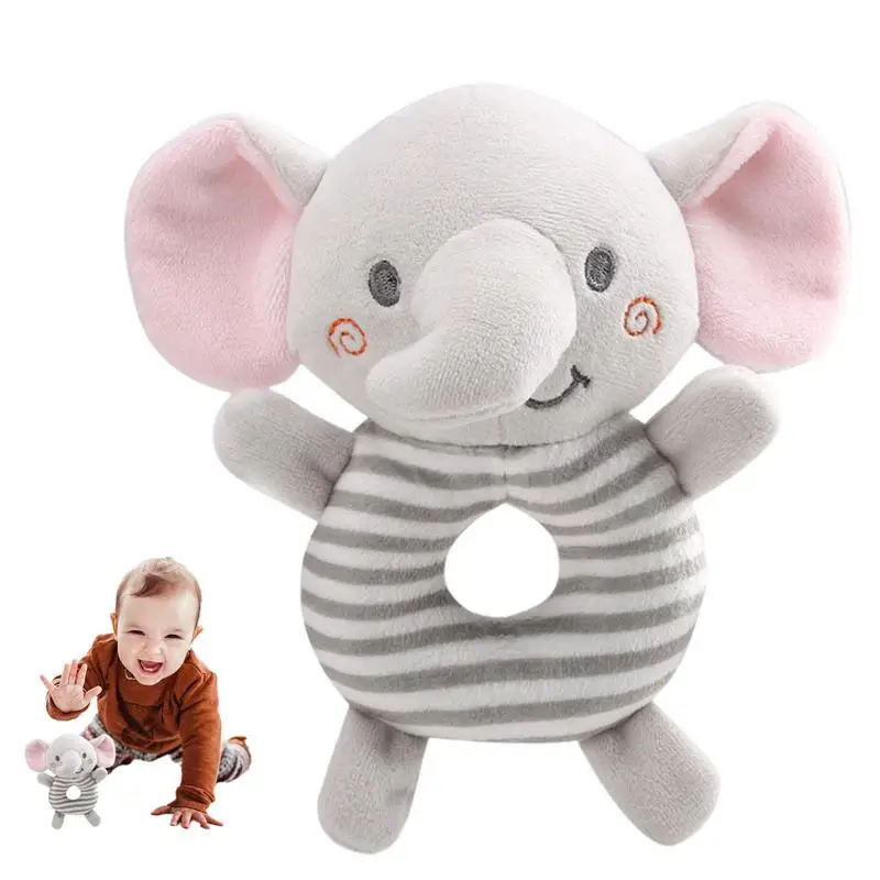 

Baby Rattle Toys Babies Stroller Toys Plush Animal Toy STEM Montessori Educational Preschool Learning Toys Baby Rattle Toys For