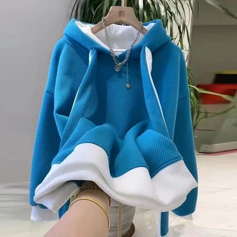 Classic Basic Solid Hoodies Women Autumn Thick Warm Plus Velvet Causal Simple Hooded Drawstring Female Baggy Chic High Street
Classic Basic Solid Hoodies Women Autumn Thick Warm Plus Velvet Causal Simple Hooded Drawstring Female Baggy Chic High Street