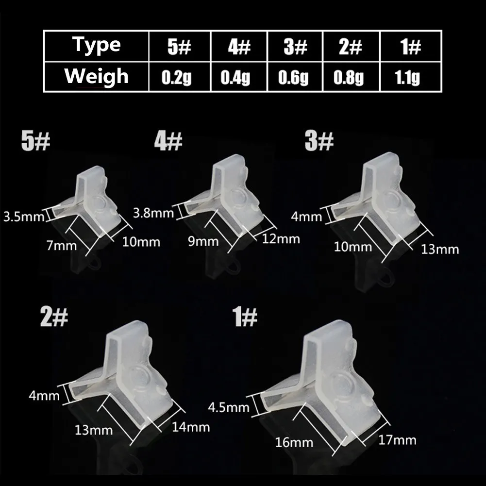 50pcs Fishing Treble Hooks Safty Protector Cover 5 Different Size Fishing Hook Protective Cover Carp Fishing Hooks Sleeve
50pcs Fishing Treble Hooks Safty Protector Cover 5 Different Size Fishing Hook Protective Cover Carp Fishing Hooks Sleeve