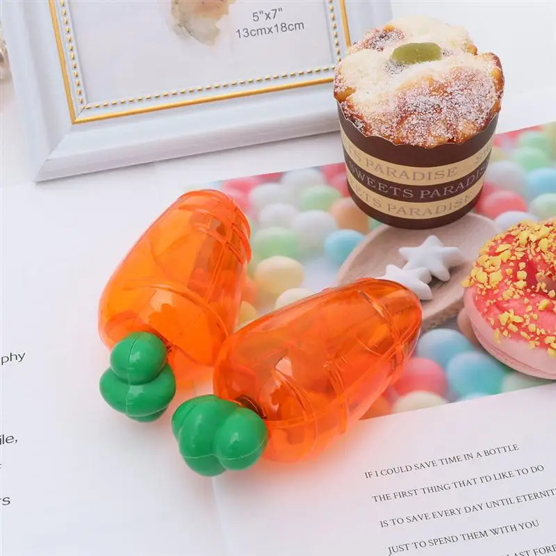 10pcs Carrot Shape Candy Boxes Plastic Gift Boxes Chocolate Candy Boxes Gift Packaging Cases Birthday Party Favor(Orange)
10pcs Carrot Shape Candy Boxes Plastic Gift Boxes Chocolate Candy Boxes Gift Packaging Cases Birthday Party Favor(Orange)
