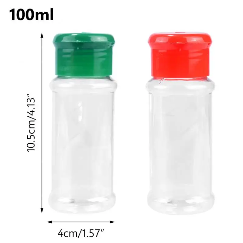 Transparent Seasoning Bottle Portable Empty Bottle Kitchen Salt Shaker 100ml Kitchen Gadgets Condiment Storage Jar Plastic
Transparent Seasoning Bottle Portable Empty Bottle Kitchen Salt Shaker 100ml Kitchen Gadgets Condiment Storage Jar Plastic