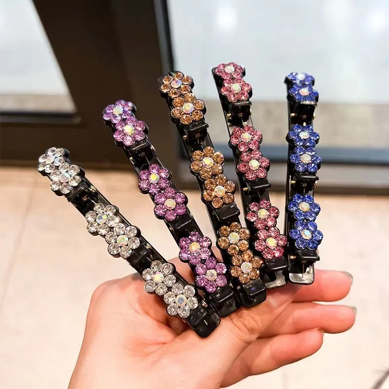 2022 New Fashion Korean Style Acryli Crystal Flowers Hair Clip Girl Summer Sweet Cute Bangs Side Barrettes Elastic Duckbill Clip
2022 New Fashion Korean Style Acryli Crystal Flowers Hair Clip Girl Summer Sweet Cute Bangs Side Barrettes Elastic Duckbill Clip