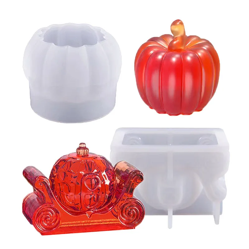 DIY Crystal Epoxy Resin Mold 3D Pumpkin Decoration Ornament Halloween Home Decor Candle Aromatherapy Homemade Silicone Mold
DIY Crystal Epoxy Resin Mold 3D Pumpkin Decoration Ornament Halloween Home Decor Candle Aromatherapy Homemade Silicone Mold