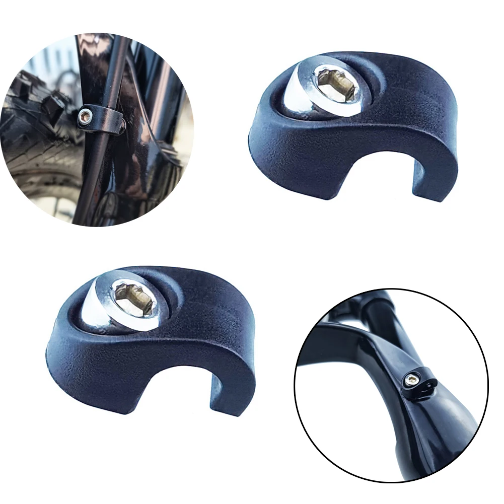 Bicycle Fork Brake Cable Guide ABS Steel Black Easy Installation Cable Hose Clamp Guide M4 Fork Maintenance Bike Accessories
Bicycle Fork Brake Cable Guide ABS Steel Black Easy Installation Cable Hose Clamp Guide M4 Fork Maintenance Bike Accessories