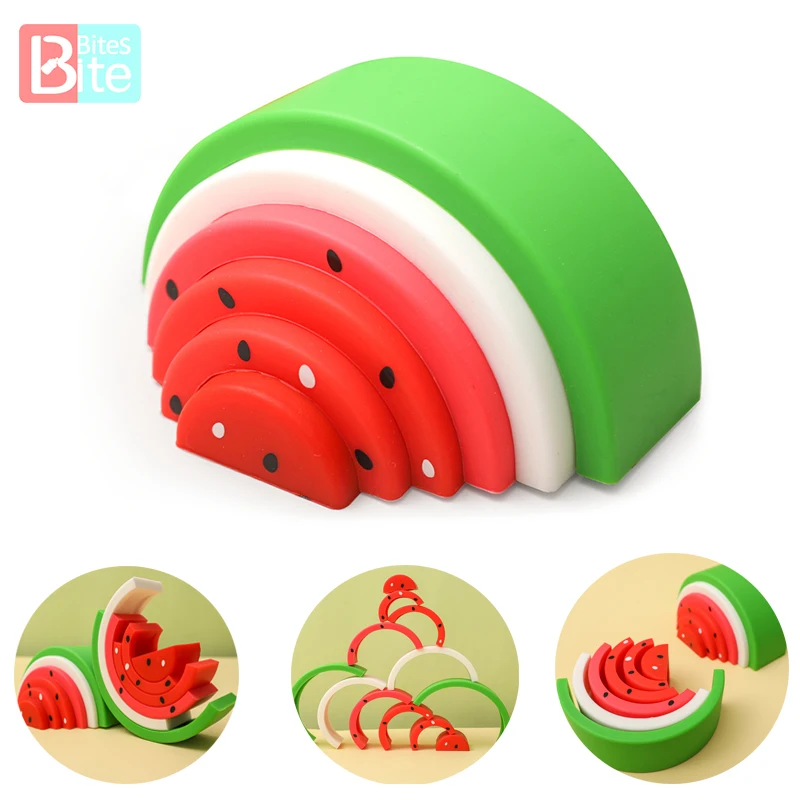 Bite Bites 1SET Silicone Stacker Building Blocks Food Grade Silicone Children's Silicone Toys Stacking Game Balance Blocks
Bite Bites 1SET Silicone Stacker Building Blocks Food Grade Silicone Children's Silicone Toys Stacking Game Balance Blocks