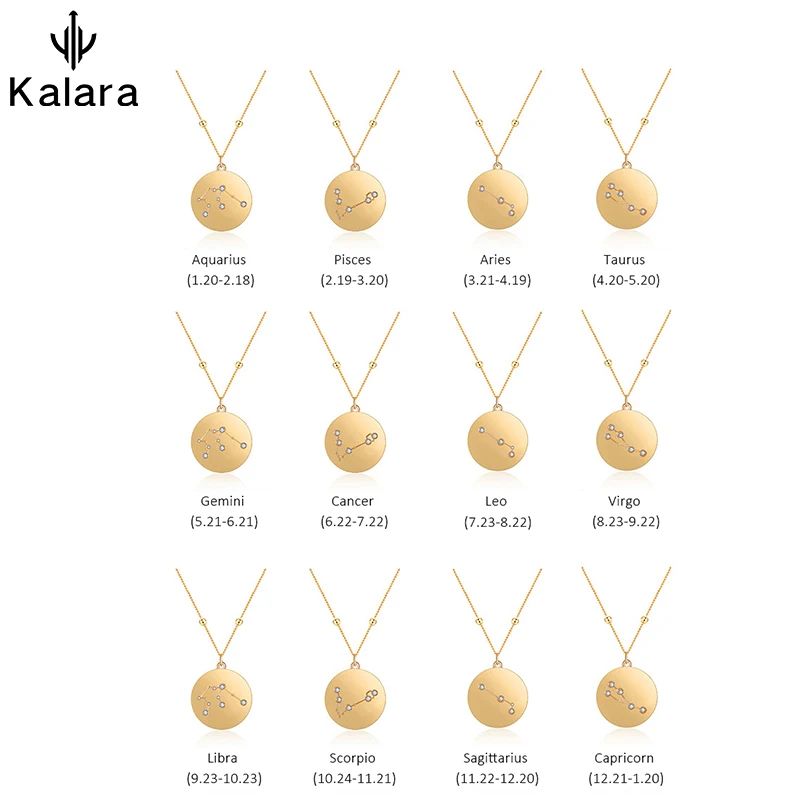 Summer Hot 12 Constellation Pendant Clavicle Chain Fashion Women Zircon Necklace Jewelry On The Neck Aesthetic Love Paired Gift
Summer Hot 12 Constellation Pendant Clavicle Chain Fashion Women Zircon Necklace Jewelry On The Neck Aesthetic Love Paired Gift