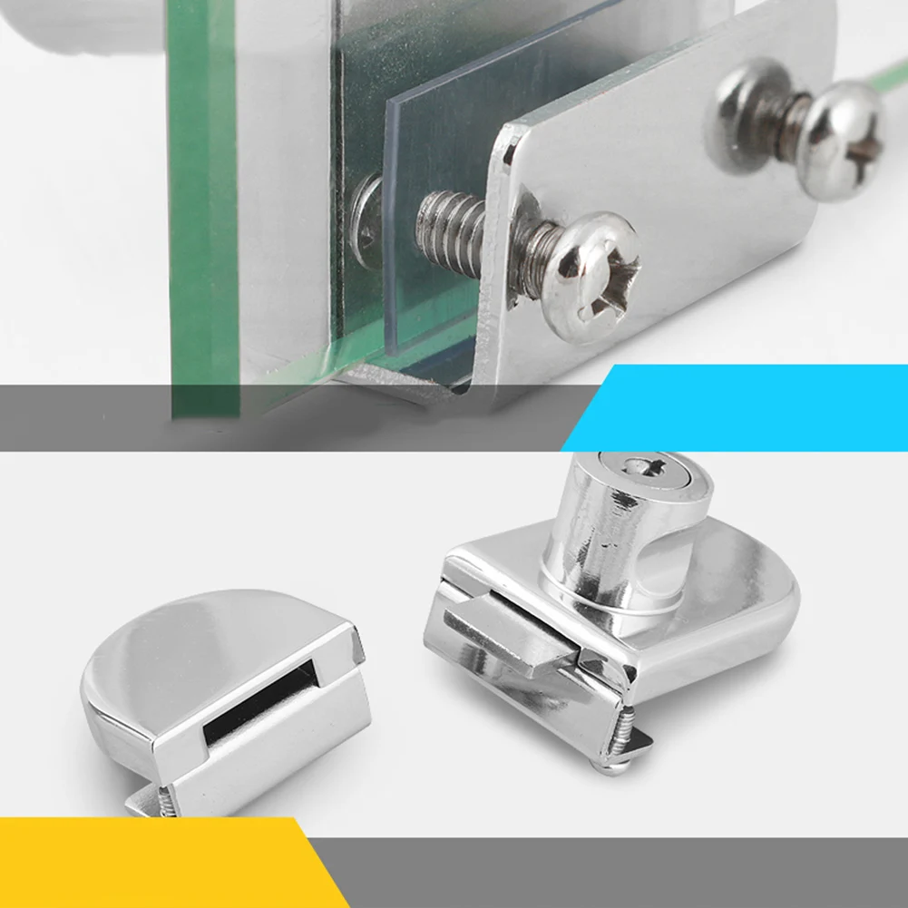 Replacement Punch free Display Cabinet Glass Door Lock Double-Door Improvement Hardware Kitchen Silver Accessories
Replacement Punch free Display Cabinet Glass Door Lock Double-Door Improvement Hardware Kitchen Silver Accessories