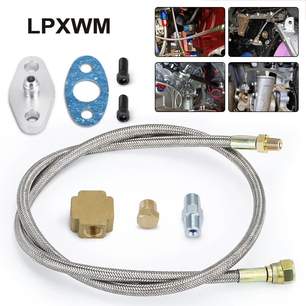 Плетеная турбомасляная линия из нержавеющей стали 1/8 NPT 4AN для T3 T4 T3/T4 T04E T70 T66 T67 GT35 T3/60-1 GT45 TOL11
Плетеная турбомасляная линия из нержавеющей стали 1/8 NPT 4AN для T3 T4 T3/T4 T04E T70 T66 T67 GT35 T3/60-1 GT45 TOL11