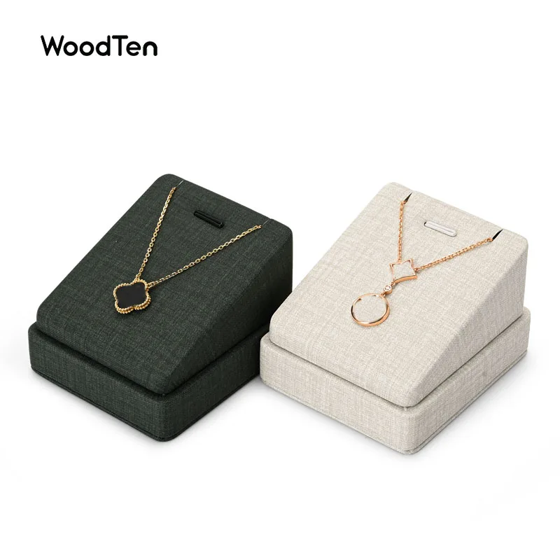 WoodTen Jewelry Display Porp for Necklace Accessories Showing Stand with PU Leather Beige and Dark Grey for Women and Men
WoodTen Jewelry Display Porp for Necklace Accessories Showing Stand with PU Leather Beige and Dark Grey for Women and Men