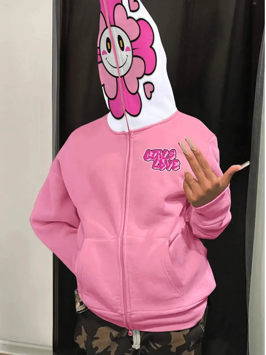 LW Autumn Hoodies Sweatshirts Letter Print Kangaroo Pocket Jacket Women's Jackets Fashion Female Casual Jacket Fall Winter Coat
LW Autumn Hoodies Sweatshirts Letter Print Kangaroo Pocket Jacket Women's Jackets Fashion Female Casual Jacket Fall Winter Coat