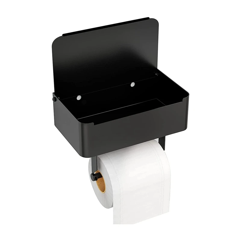 Toilet Paper Holder With Flushable Wipes Dispenser, For Bathroom With Wipe Storage Shelf, Keep Your Wipes
Toilet Paper Holder With Flushable Wipes Dispenser, For Bathroom With Wipe Storage Shelf, Keep Your Wipes