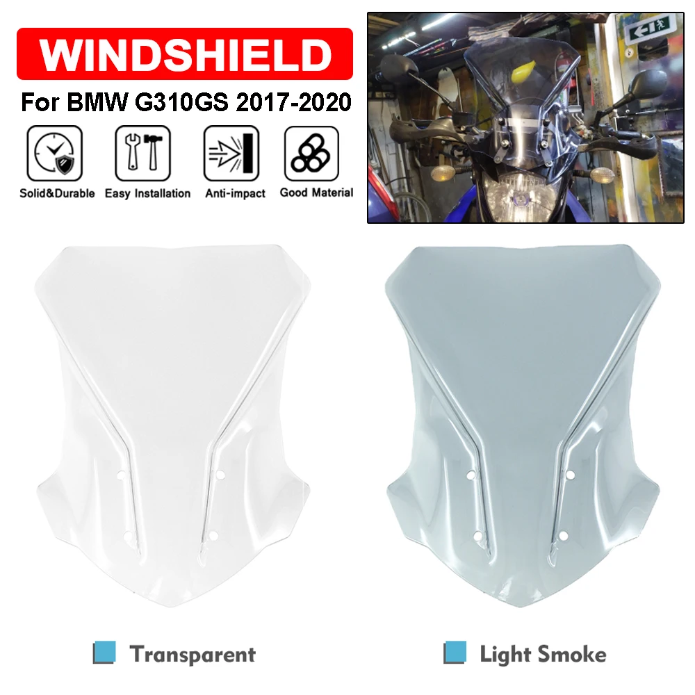 Motorcycle Windscreen Windshield For BMW G310GS G 310 GS 2017-2019 2020 2021 2022 Headlight Fairing Wind Screen Shield Deflector
Motorcycle Windscreen Windshield For BMW G310GS G 310 GS 2017-2019 2020 2021 2022 Headlight Fairing Wind Screen Shield Deflector