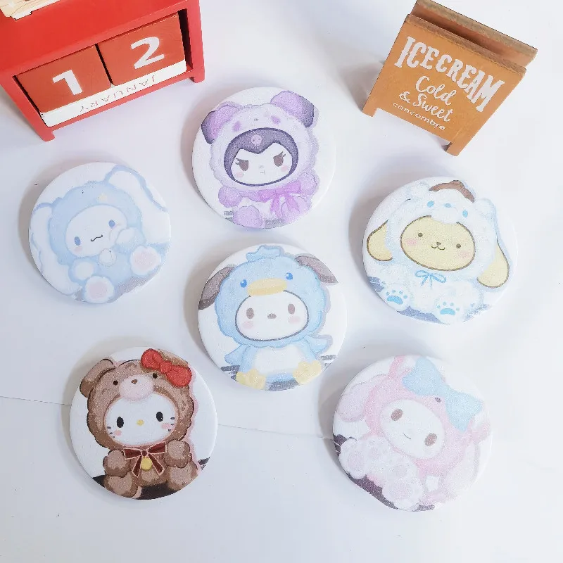 Kawaii Sanrio My Melody Kuromi брошь мультяшная Аниме Фигурка булавка Симпатичные игрушки школьный портфель аксессуар украшение для детей рождественск...
Kawaii Sanrio My Melody Kuromi брошь мультяшная Аниме Фигурка булавка Симпатичные игрушки школьный портфель аксессуар украшение для детей рождественск...