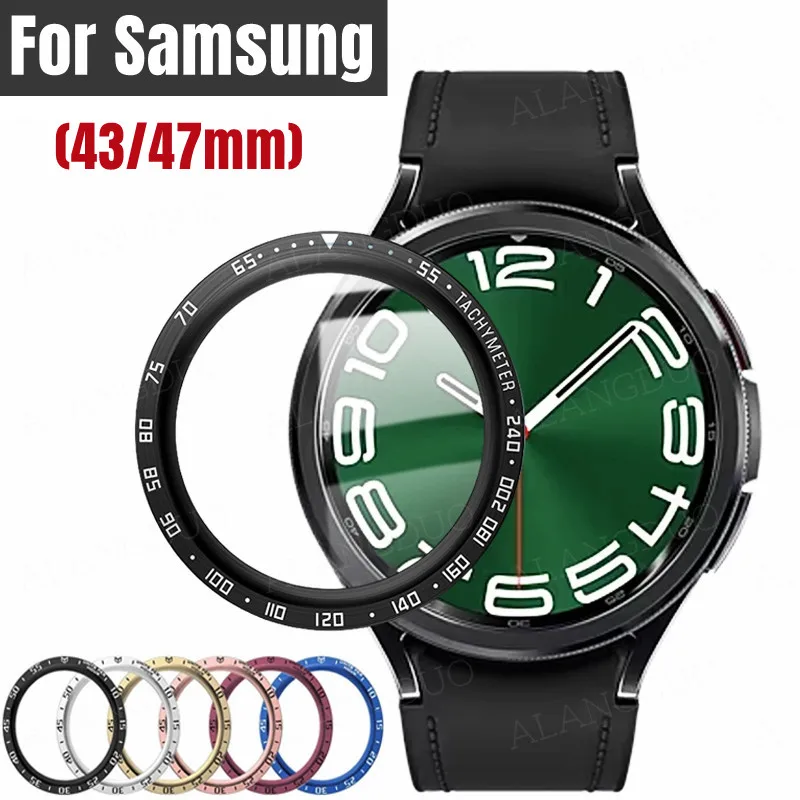 Metal Cover Bezel Ring Case For Samsung Watch 6 Classic 43mm 47mm watch 6 classic Stainless Steel Frame Case with scale Film
Metal Cover Bezel Ring Case For Samsung Watch 6 Classic 43mm 47mm watch 6 classic Stainless Steel Frame Case with scale Film